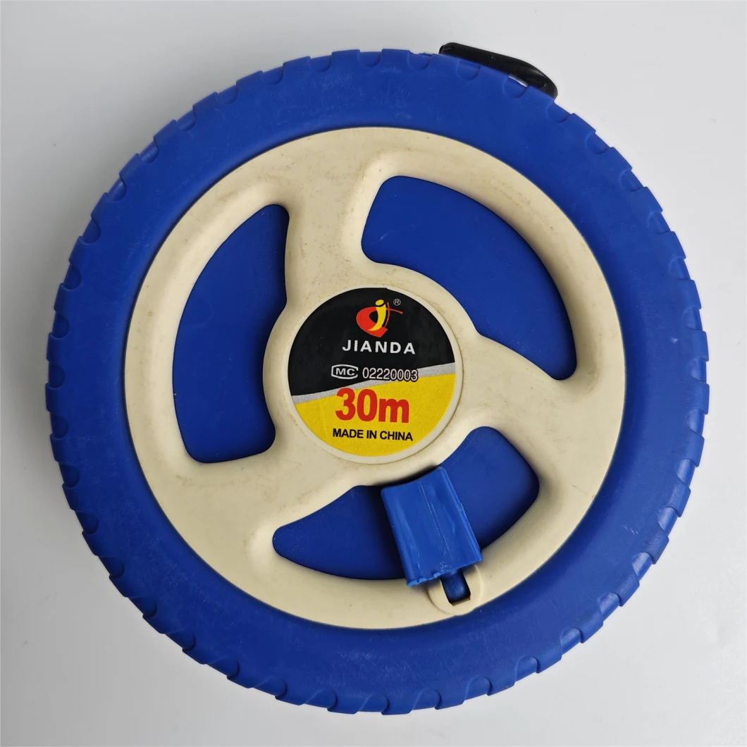 30m High Quality PVC Surveyor Reel Long Measuring Tape for Construction