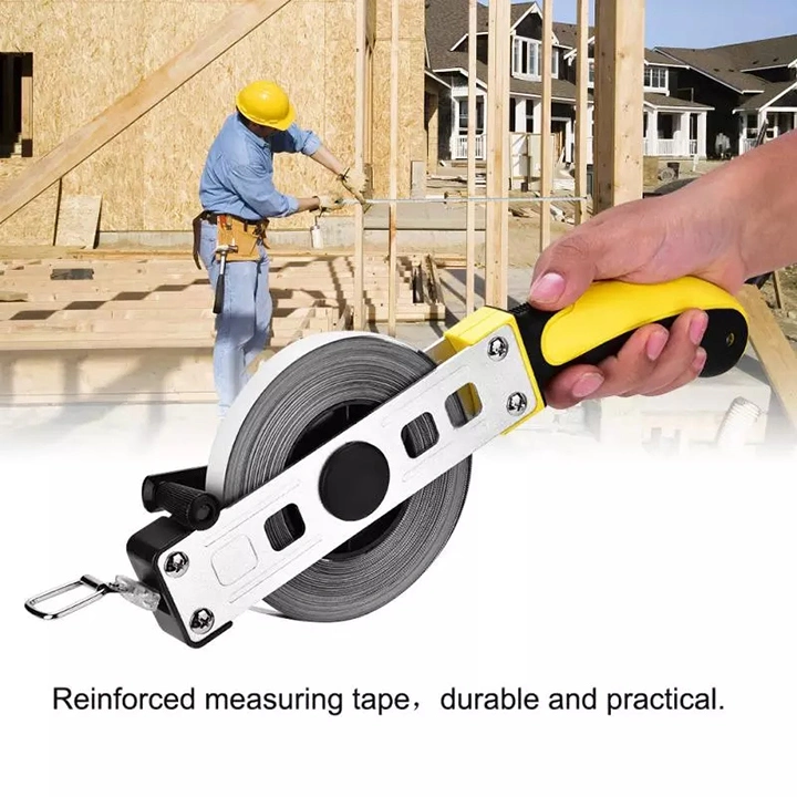 Portable Type 20m 30m 50m Long Steel Measuring Tape for Oil Gauge Tape