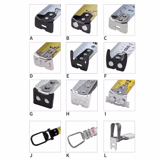 Metro a nastro con gancio magnetico con cassa in acciaio inossidabile (WW-TMC18)